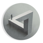 Labyrinth Glass Wall Art.